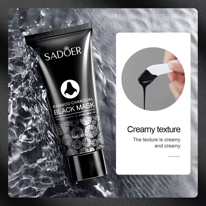 Vue 5 de SADOER Bamboo Charcoal Mask